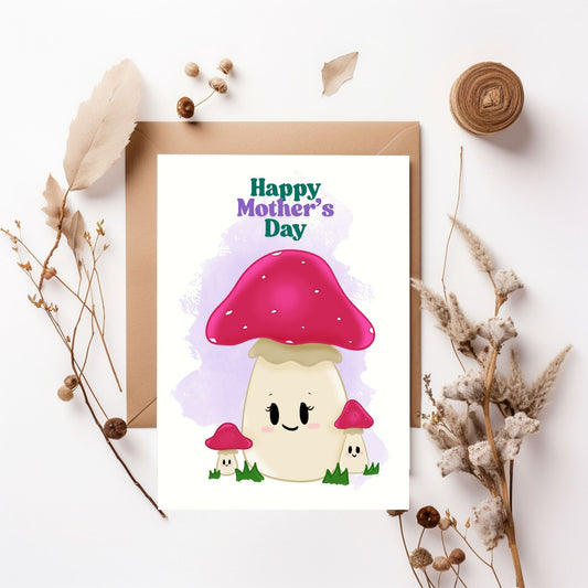 "Thanks for Helping Me Grow" Mother's Day Card