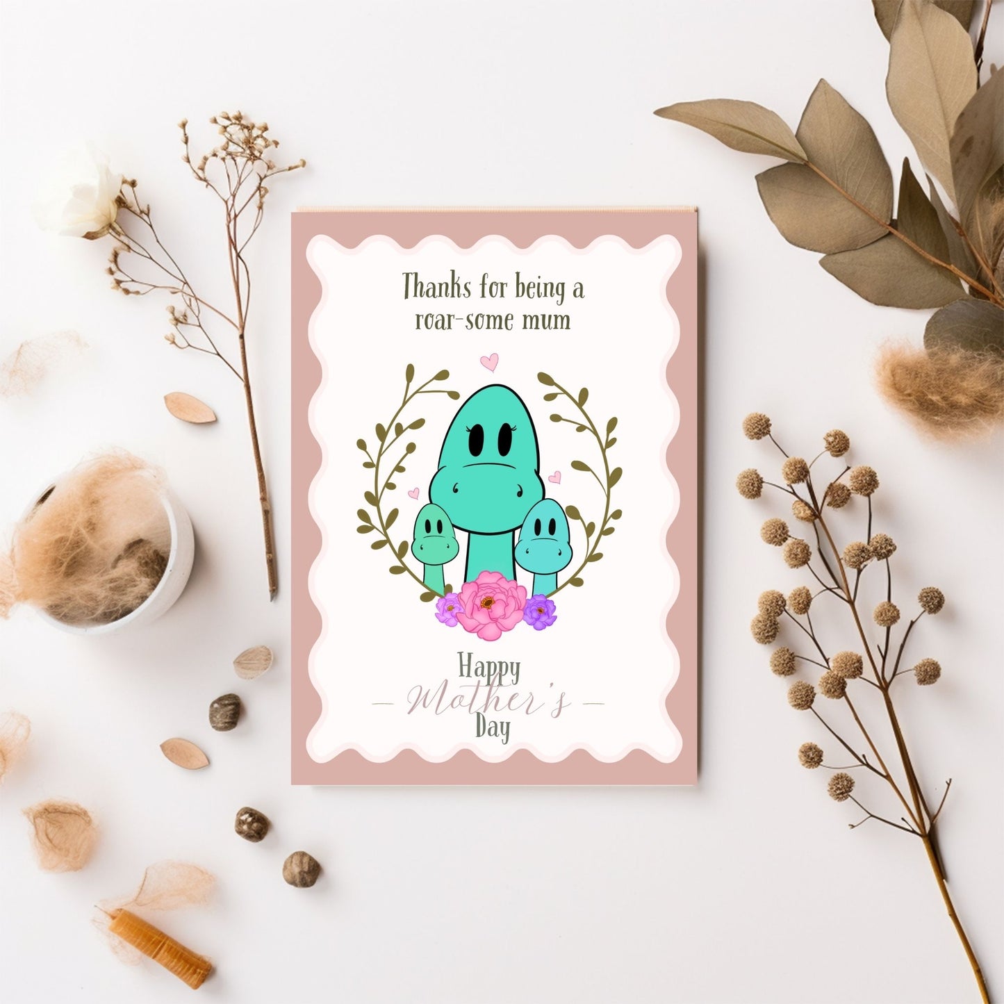 "Roar-some Mum" Mother's Day Card