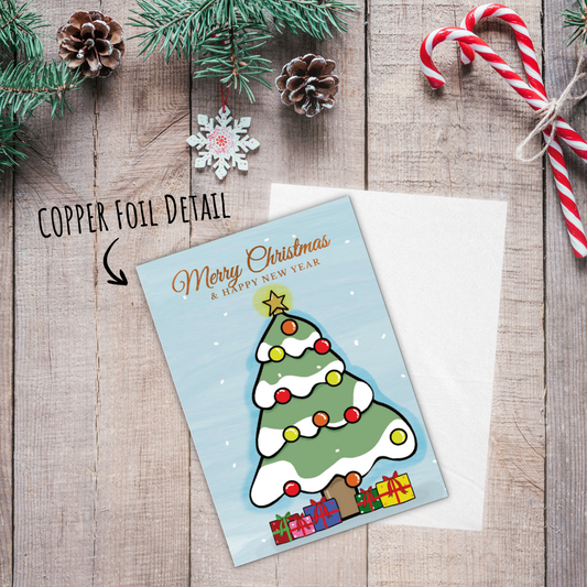 Snowy Tree & Presents